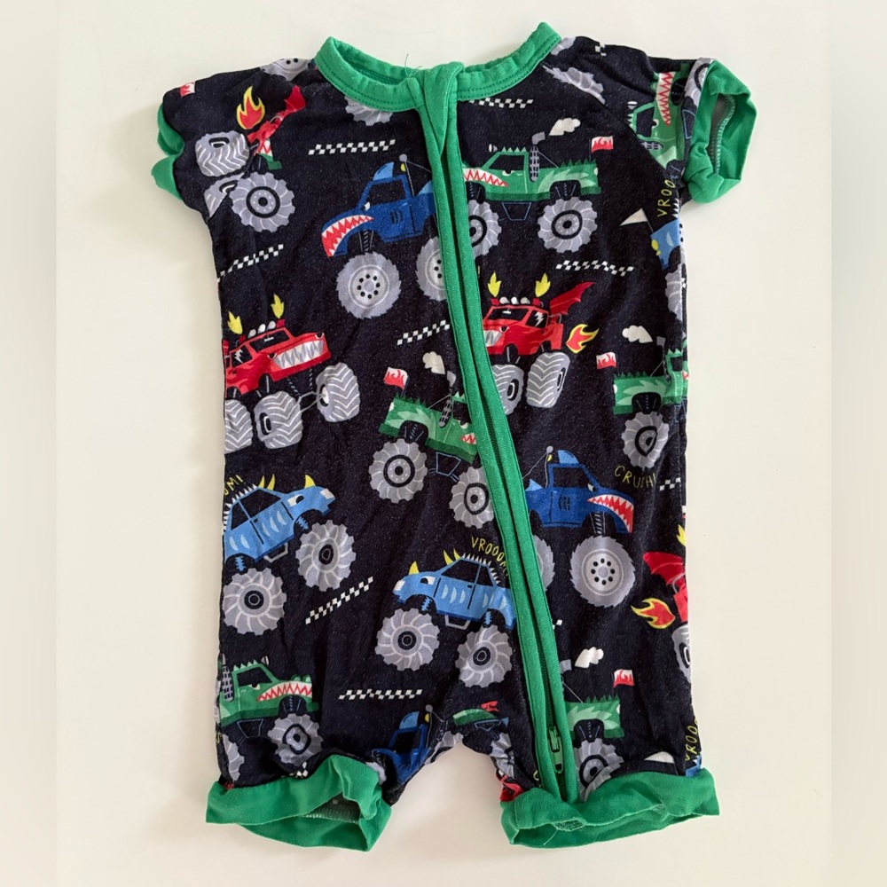 Little Sleepies Shorty Zippy 3-6M